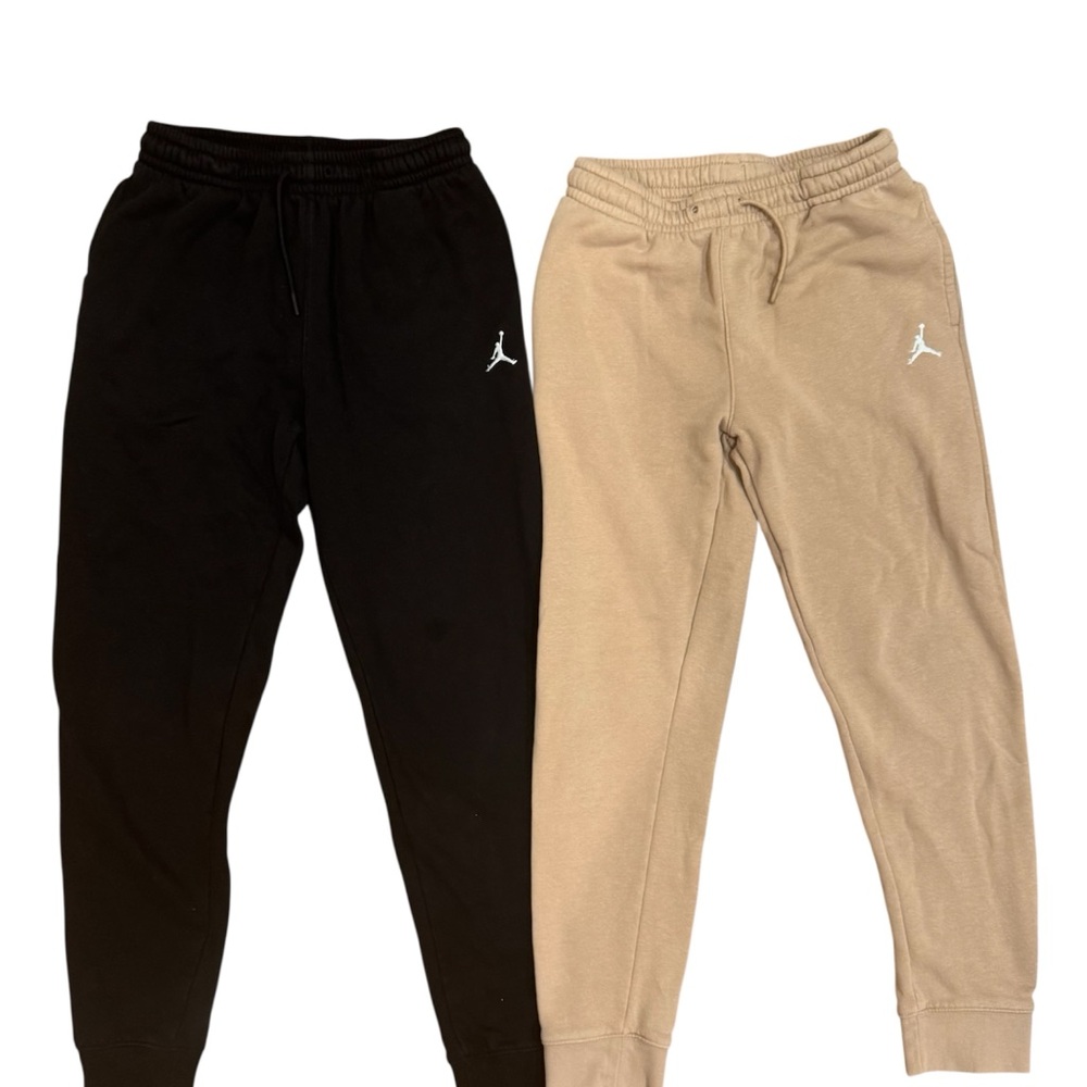 Nike Jordan Kids' Black and Tan Sweatpants